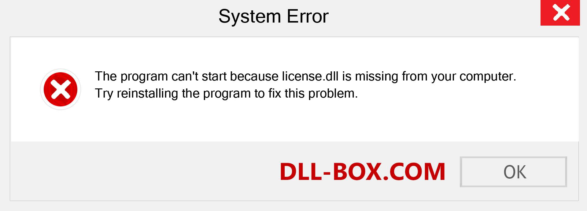  license.dll file is missing?. Download for Windows 7, 8, 10 - Fix  license dll Missing Error on Windows, photos, images